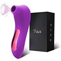  - Succionador de Clítoris- FIDECH Masajeador con 7 Modos de Intensidad para Mujeres-Estimulador- 100% Impermeable- Carga USB Magnética- Juguete de Adultos para Parejas o Solos